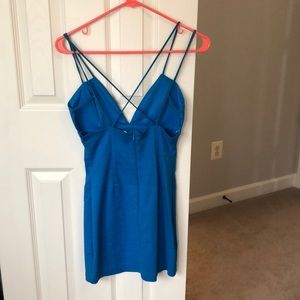 Blue dress